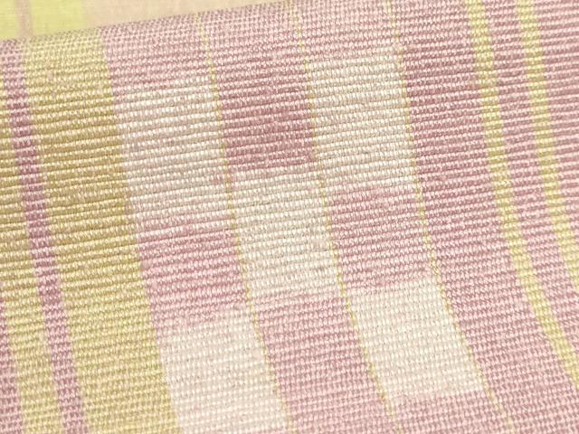 平和屋着物●極上 本場琉球絣 八寸名古屋帯 琉球がすり 桃原厚吉 証紙付き 逸品 DZAB7454kh6
