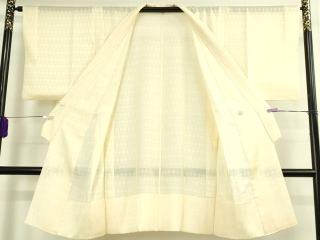 平和屋本店∞極上 京都・西陣 織元ブランド 泰流舎 道中着 スリーシーズン 春夏秋 塵除け ロング丈 菱紋紗 蒸栗色地 逸品 DZAB7522kh6