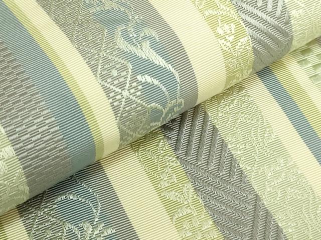 平和屋着物●極上 本場筑前博多織 八寸名古屋帯 唐草献上 逸品 DZAB7554kh6