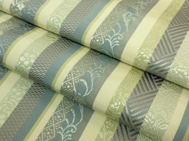 平和屋着物●極上 本場筑前博多織 八寸名古屋帯 唐草献上 逸品 DZAB7554kh6