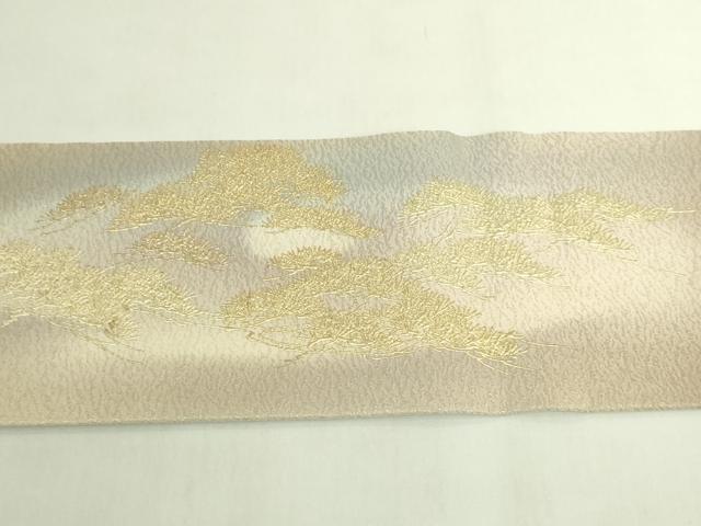平和屋着物●極上 金彩友禅 卓越技能者・名工・和田光正 九寸名古屋帯 老松 金彩 逸品 DZAB7586kh6