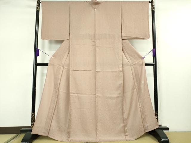 平和屋着物*極上 夏物 京都・西陣 織元ブランド 泰流舎 夏お召 薄物 秦流織 花唐草紋紗 赤白橡色地 逸品 未使用 DZAB7613kh6
