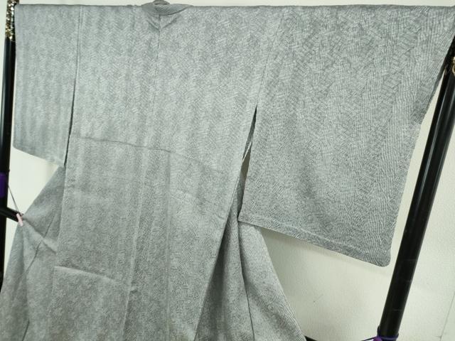 平和屋着物▽極上 名門 藤娘きぬたや・総絞り 杢目絞り 小紋 単衣 ロング丈 逸品 DZAB7620kh6