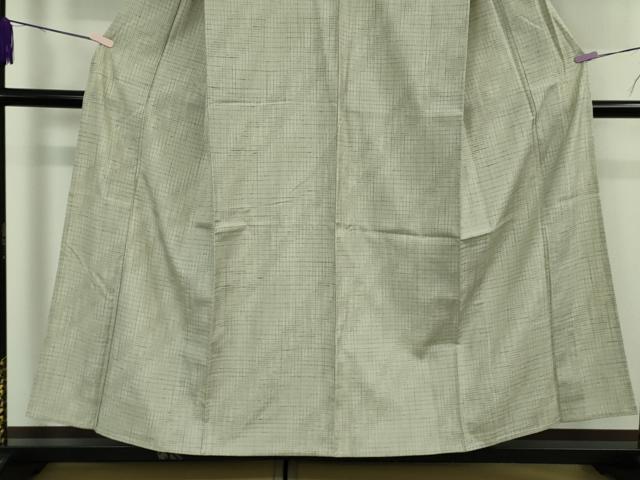 平和屋着物▽極上 結城紬 単衣 はたおり娘 手緒里 本草木染 田中茂梨工房謹製 証紙付き 逸品 未使用 DZAB7627kh6