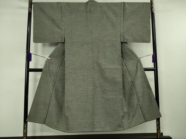 平和屋本店●極上 男性 紬 網代織 反端付き 逸品 未使用 DZAB7669kh6