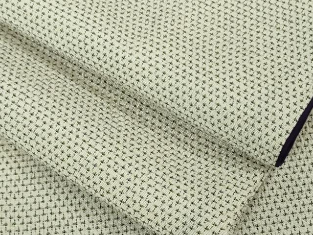 平和屋本店●極上 白鷹お召 蚊絣 逸品 DZAB7697kh6