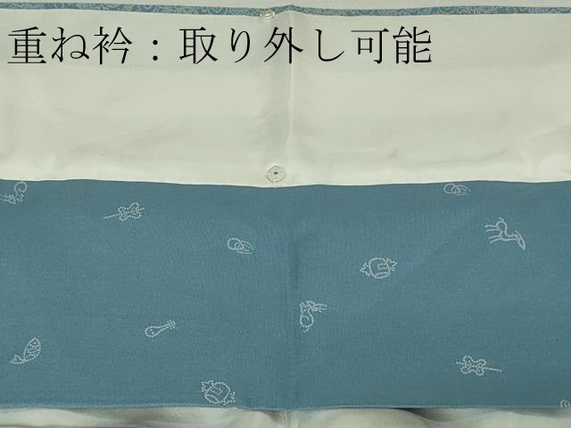 平和屋本店●極上 人間国宝 小宮康孝 江戸小紋 吉祥文 鈴乃屋扱い 逸品 DZAB7721kh6