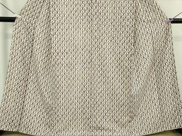 平和屋本店●極上 岩手の匠 草紫堂 南部絞り 紫根染 紬 正絹 逸品 DZAB7734kh6