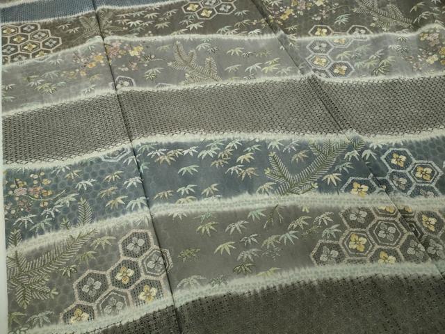 平和屋本店●極上 中国三大刺繍 スワトウ刺繍 汕頭・相良刺繍 総刺繍 訪問着 松竹梅 暈し染め 金糸 金通し地 さが美扱い 逸品 DZAB7737kh6