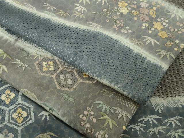 平和屋本店●極上 中国三大刺繍 スワトウ刺繍 汕頭・相良刺繍 総刺繍 訪問着 松竹梅 暈し染め 金糸 金通し地 さが美扱い 逸品 DZAB7737kh6