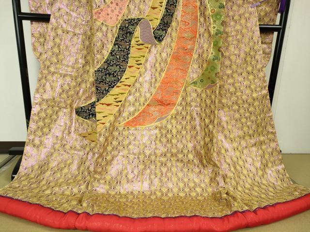 平和屋本店●極上 色打掛 和装 婚礼 結婚式 花嫁 神社挙式 レース 駒刺繍 束ね熨斗 金糸 逸品 DZAB7747kh6