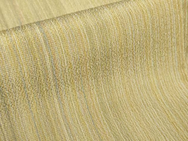 平和屋本店●極上 本塩沢 やまだ織 200色 袷 阿部芳子作 証紙付き 逸品 DZAB7887kh6