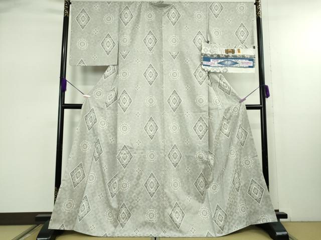 平和屋本店●希少 現代龍郷 龍郷絣 本場大島紬 白大島 7マルキ 真白 大島紬美幸謹製 松屋百貨店扱い 証紙付き 逸品 DZAB7938kh6