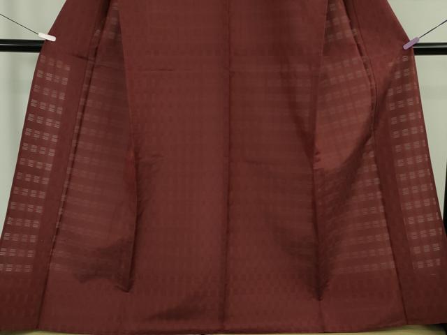 平和屋本店*希少 沖縄県最高級織物 夏物 首里花倉織 首里織 花織・絽織・紗織 葡萄茶色地 逸品 DZAB7939kh6