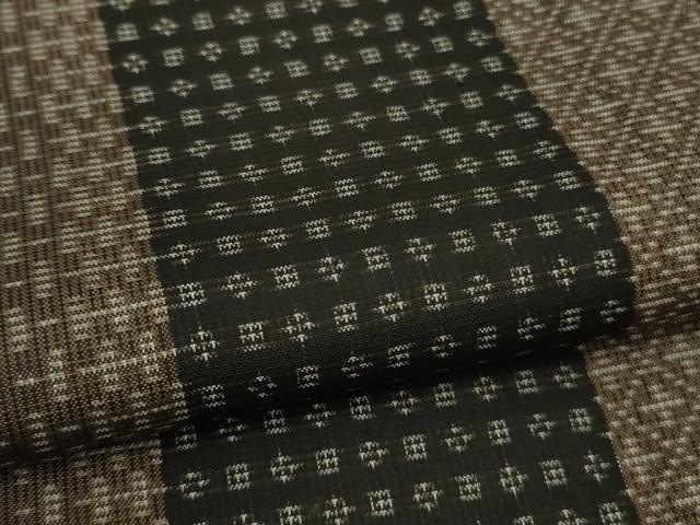 平和屋着物●極上 本場大島紬 9マルキ 吉祥間道 やまと誂製 ロング丈 逸品 DZAB7947kh6