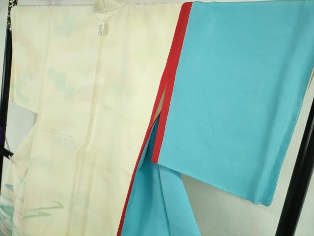 平和屋本店●極上 創業460年・千總 訪問着 霞文 暈し染め 金彩 ロング丈 たとう紙・タグ付き 逸品 未使用 DZAB7975kh6