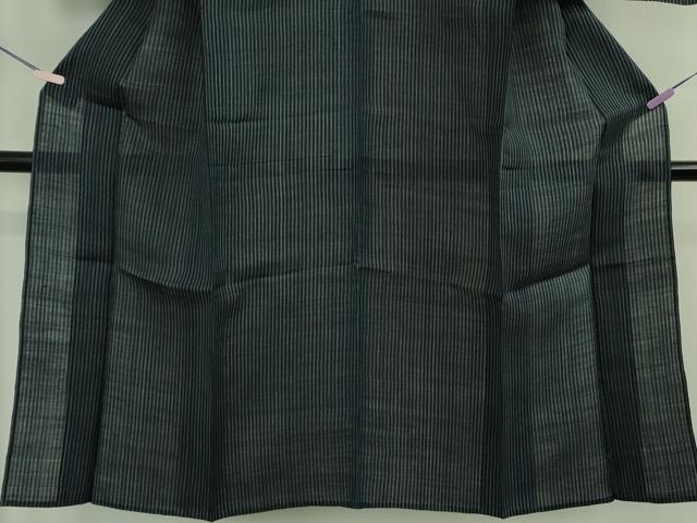 平和屋本店*極上 夏物 重要無形文化財 本場宮古上布 苧麻 縞 逸品 DZAB7978kh6