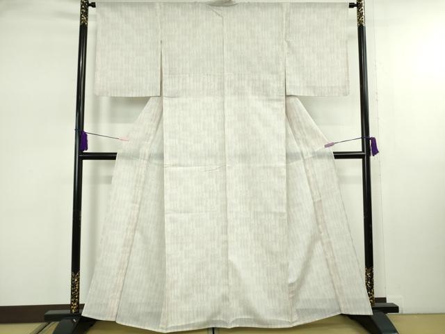 平和屋着物*極上 夏物 明石ちぢみ 絣間道 逸品 DZAB7981kh6
