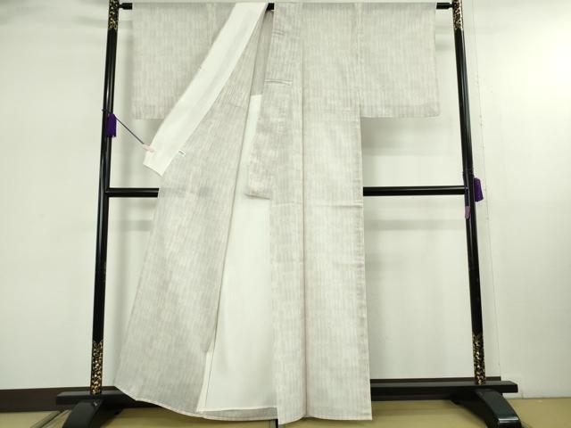 平和屋着物*極上 夏物 明石ちぢみ 絣間道 逸品 DZAB7981kh6