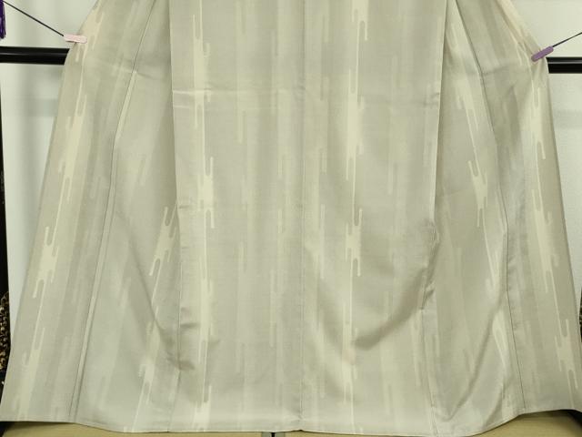 平和屋本店▽極上 本塩沢 単衣 130亀甲 エ霞 逸品 未使用 DZAB7984kh6