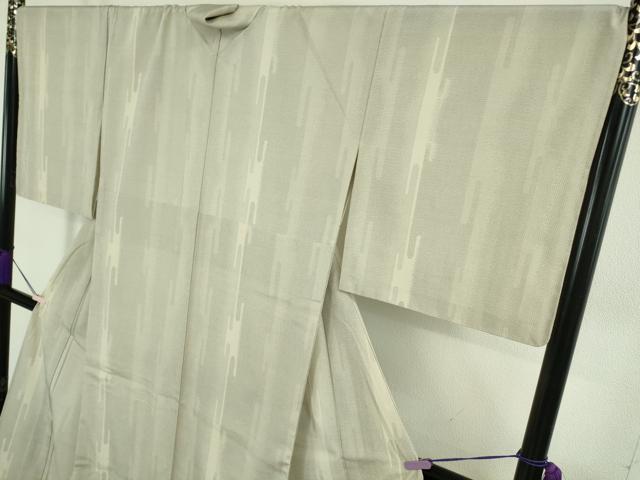 平和屋本店▽極上 本塩沢 単衣 130亀甲 エ霞 逸品 未使用 DZAB7984kh6