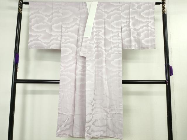 平和屋本店●極上 訪問着・長襦袢(無双仕立て)セット 総手刺繍 吉祥花文 深紫色地 金銀糸 逸品 未使用 DZAB7991kh6