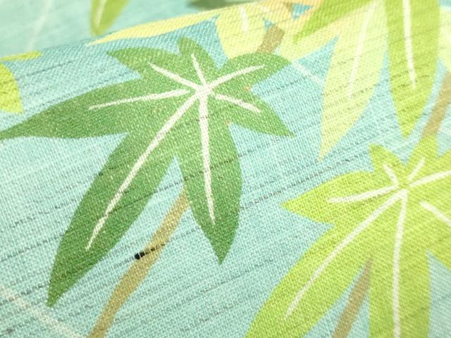 平和屋着物*極上 夏物 太鼓柄 京袋帯 金魚 麻 逸品 DZAB8093kh6