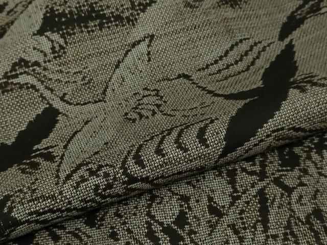 平和屋本店●極上 白泥染の第一人者・絣の魔術師 恵積五郎 本場大島紬 恵大島織物謹製 9マルキ 泥染 琳派 証紙付き 逸品 DZAB8101kh6