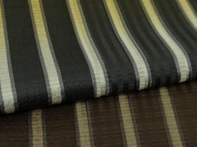 平和屋本店●極上 キモノデザイナー 斉藤上太郎 小紋 間道 暈し染め 逸品 DZAB8102kh6