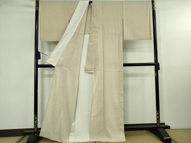 平和屋本店▽極上 本塩沢 単衣 蚊絣 酒井織物謹製 証紙付き 逸品 DZAB8122kh6