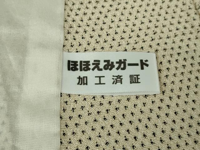 平和屋本店▽極上 本塩沢 単衣 蚊絣 酒井織物謹製 証紙付き 逸品 DZAB8122kh6