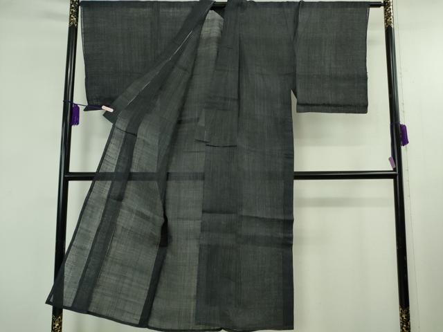 平和屋本店*極上 夏物 男性 重要無形文化財 本場宮古上布 苧麻 縞 逸品 DZAB8124kh6