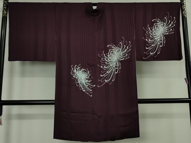 平和屋本店∞極上 長羽織 乱菊 銀彩 逸品 未使用 DZAB8143kh6