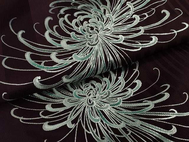 平和屋本店∞極上 長羽織 乱菊 銀彩 逸品 未使用 DZAB8143kh6