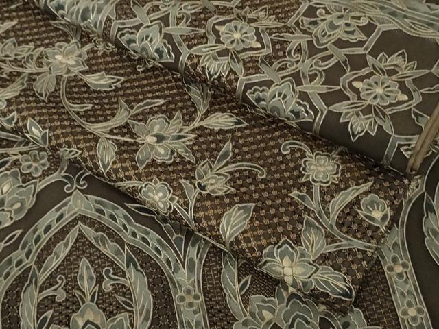 平和屋本店●極上 中国三大刺繍 スワトウ刺繍 汕頭刺繍 訪問着 更紗花唐草文 逸品 DZAB8170kh6