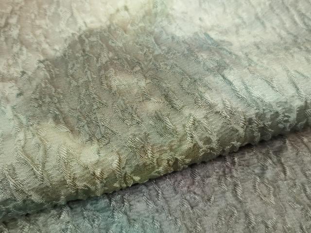 平和屋着物∞極上 道中着 ロング丈 ふくれ織 暈し染め 逸品 DZAB8244kh6