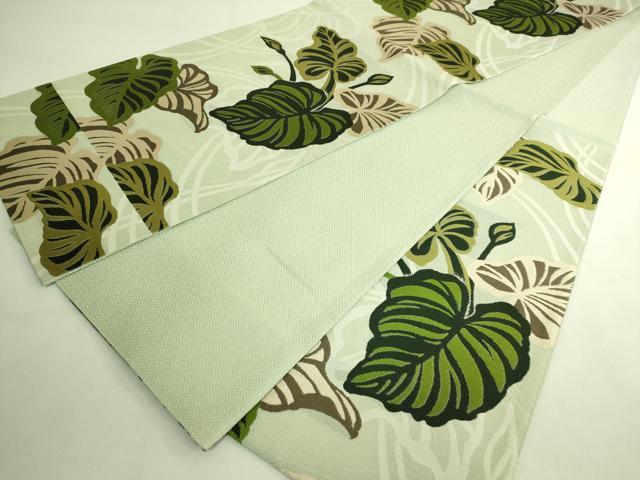 平和屋着物●極上 桝屋儀兵衛 六通柄袋帯 唐織 枝葉文 逸品 DZAB8266kh6