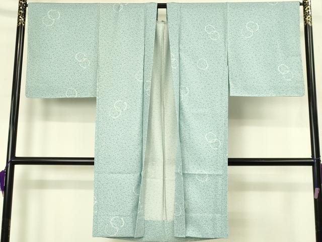 平和屋着物∞極上 長羽織 スリーシーズン 春夏秋 塵除け 絽 輪繋ぎ 羽織紐・反端付き 逸品 未使用 DZAB8288kh6