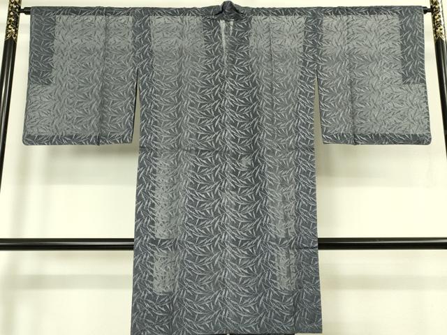 平和屋着物∞極上 道中着 スリーシーズン 春夏秋 塵除け オーガンジー ロング丈 刺繍 薄 薄い羊羹色地 反端付 逸品 DZAB8297kh6
