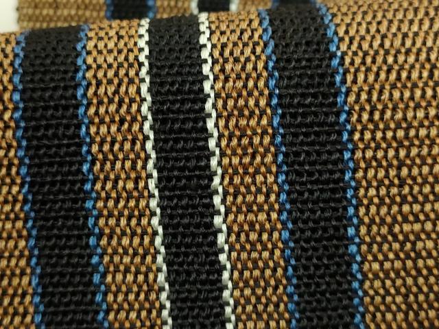 平和屋着物*極上 夏物 絹藤布 八寸名古屋帯 間道 黒地 逸品 DZAB8338kh6