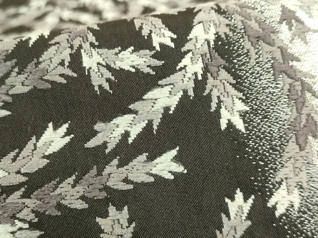 平和屋着物●極上 西陣の名門 加納幸謹製 六通柄袋帯 唐織 満月 草木文 銀糸 さが美扱い 逸品 DZAB8341kh6