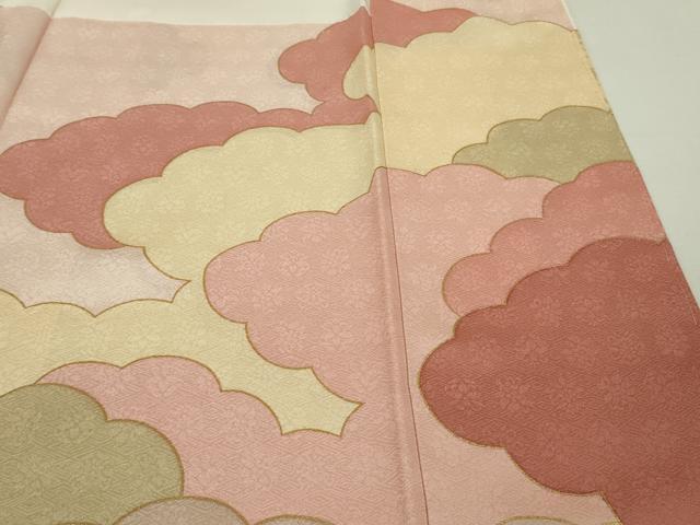 平和屋本店●極上 皇室献上作家 藤井寛 訪問着 駒刺繍 雲重ね 金彩 逸品 DZAB8384kh6