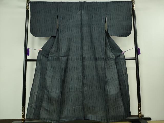 平和屋本店*極上 夏物 重要無形文化財 本場宮古上布 苧麻 逸品 DZAB8396kh6