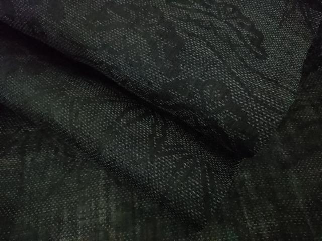 平和屋本店*極上 夏物 重要無形文化財 本場宮古上布 苧麻 松竹梅 逸品 DZAB8398kh6