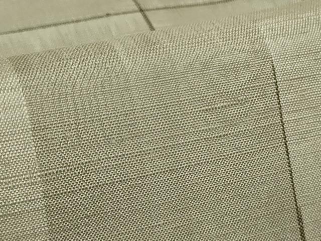 平和屋本店●希少 人間国宝 志村ふくみ 紬 銀峯 市松文様 たとう紙付き 逸品 未使用 DZAB8401kh6