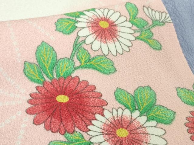 平和屋本店●極上 洗える最高級着物 <英>はなぶさ謹製 小紋 花間道 逸品 DZAB8433kh6