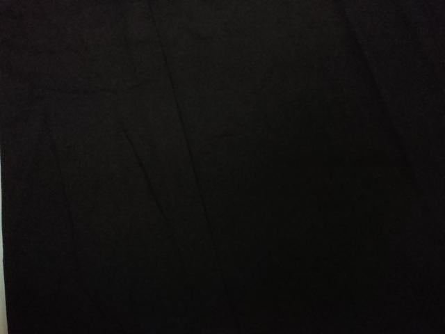 平和屋本店●極上 男性 銀座もとじ 小紋 片身替わり キングサイズ 黒×赤 逸品 DZAB8445kh6