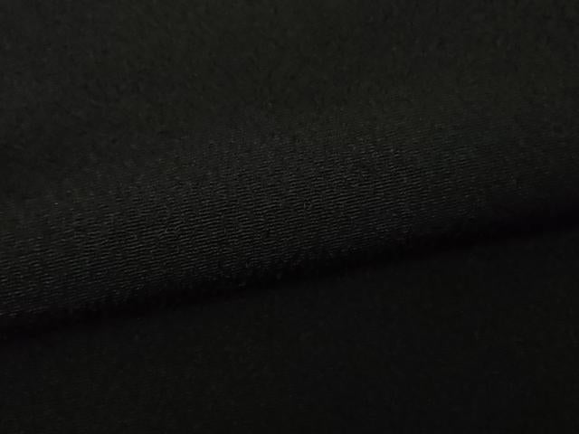 平和屋本店∞極上 男性 銀座もとじ 長羽織 キングサイズ 袷 黒地 御召縮緬 逸品 DZAB8464kh6