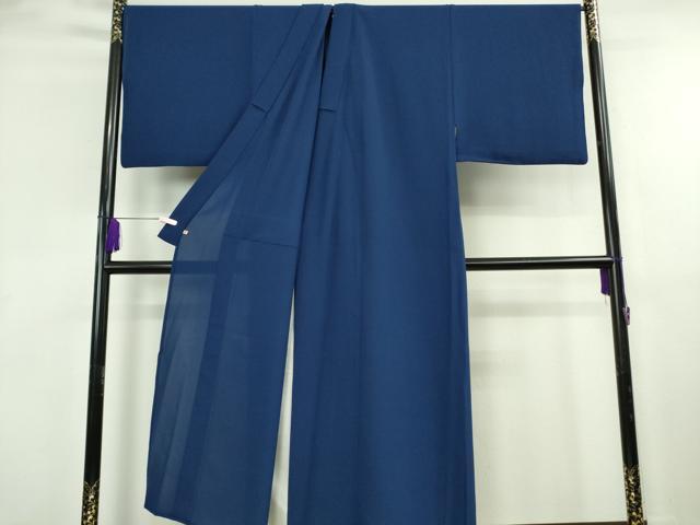 平和屋本店*極上 男性 夏物 色無地 キングサイズ 紺青色 高島屋扱い 逸品 DZAB8474kh6