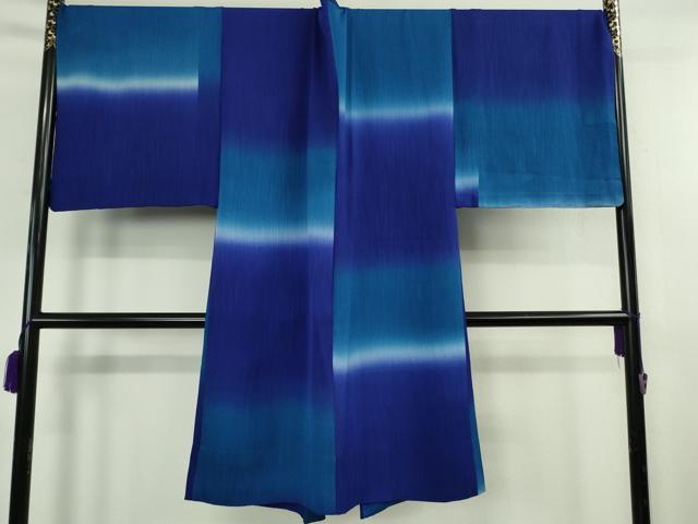 平和屋本店∞極上 男性 長羽織 単衣 キングサイズ 暈し染め 逸品 DZAB8475kh6